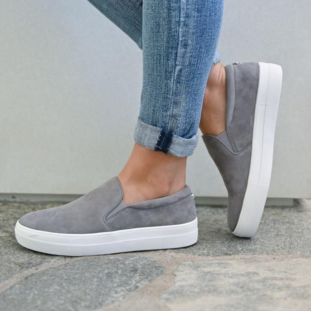 Steve Madden gills platform slip-on sneakers